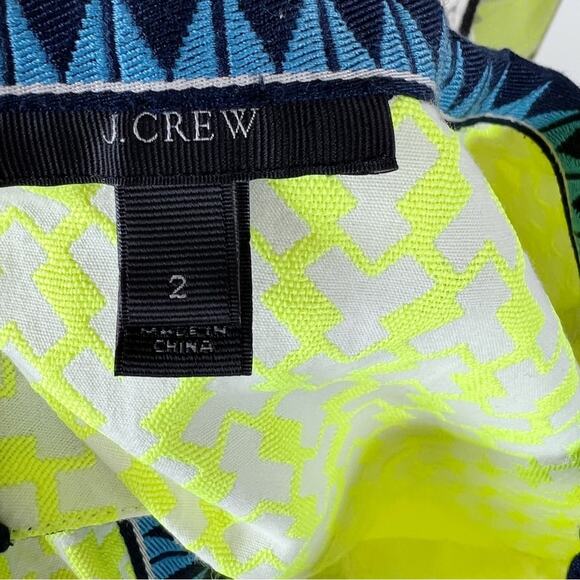 J.Crew Tall Arrow Print Shift Dress Size 2 - Picture 12 of 14